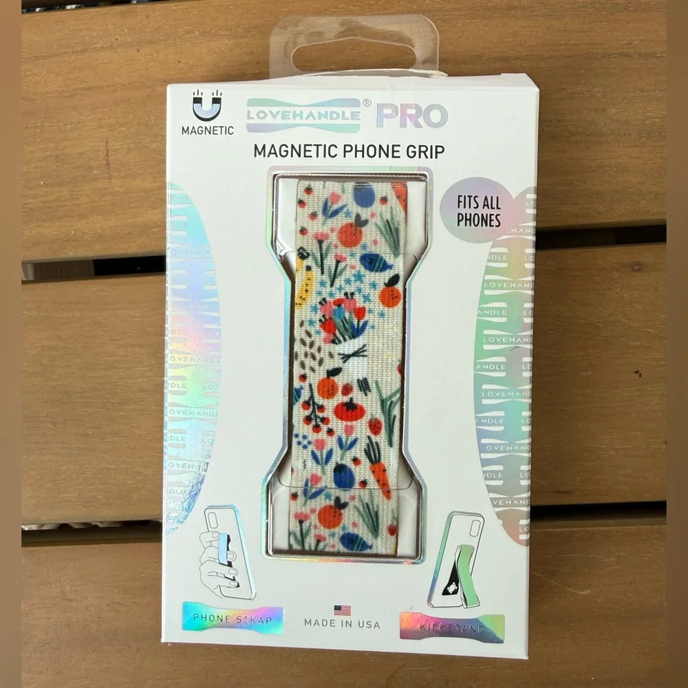 LoveHandle PRO Magnetic Phone Grip (Floral Design) – New